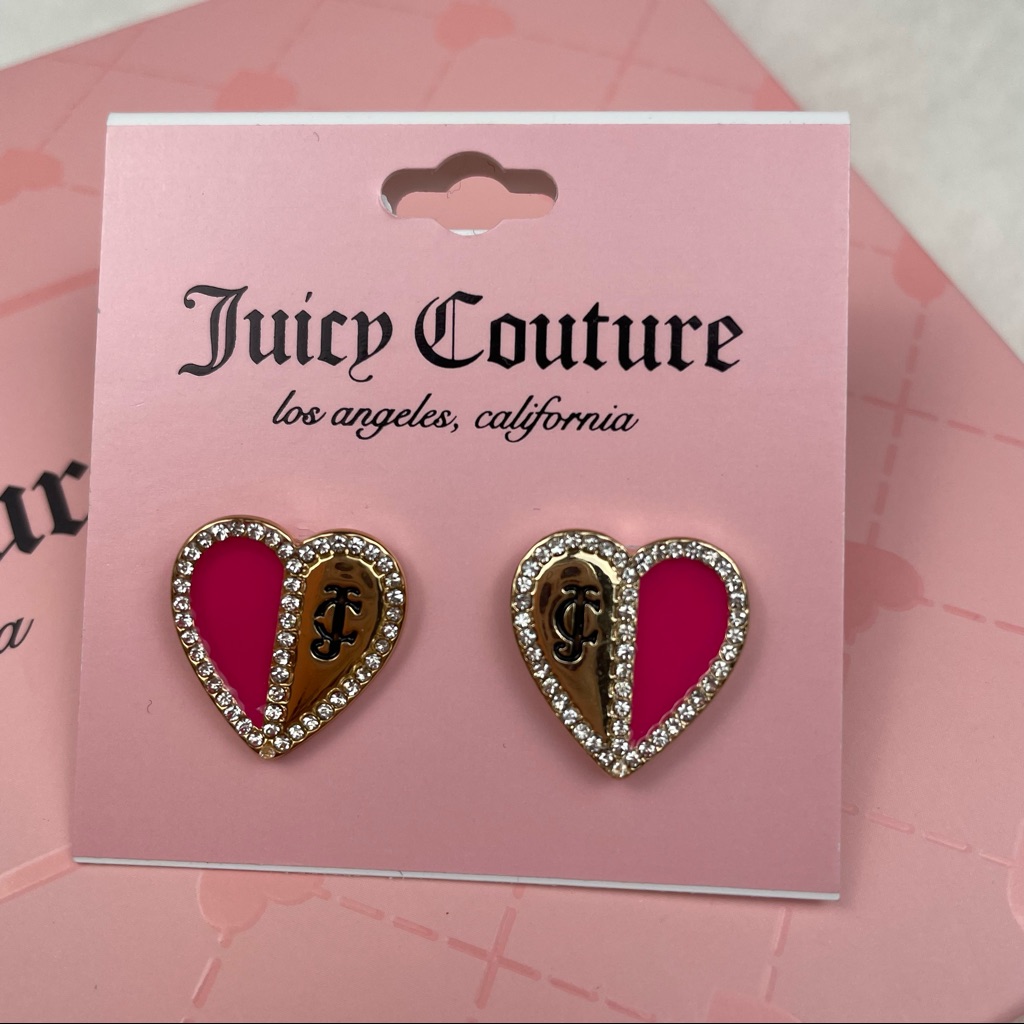 Juicy Couture Heart Earrings 25$